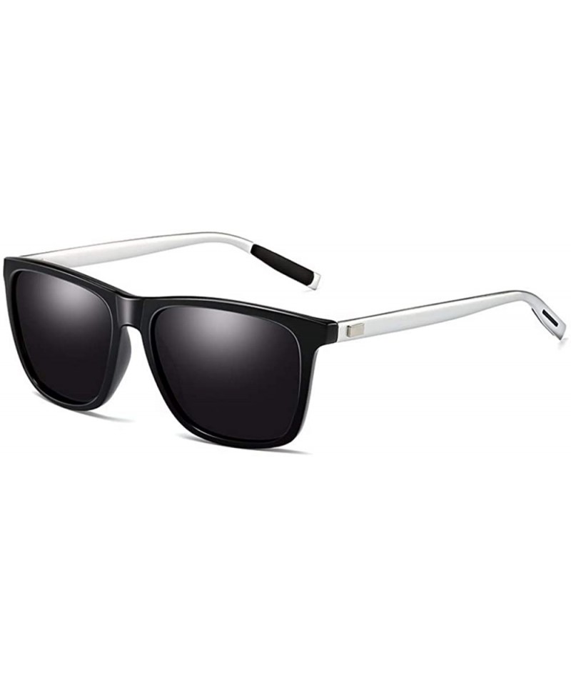 Aviator Sunglasses Male Polarizing Sunglasses Aluminum Magnesium Cycling Glasses Sunglasses Female - C - C218QCZAL2X $29.69