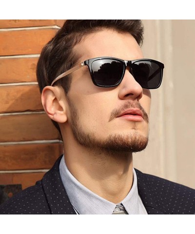 Aviator Sunglasses Male Polarizing Sunglasses Aluminum Magnesium Cycling Glasses Sunglasses Female - C - C218QCZAL2X $29.69