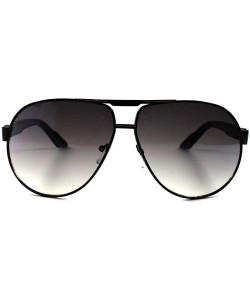 Aviator Air Force Fashion Oversized Mens Womens Style Designer Sunglasses - Gray - CJ18X2XRWYS $12.42