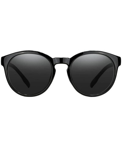 Goggle Round Eye Polarized Sunglasses for Men & Women with Glare Blocking Lenses and UV Protection - The Traveller - CL12O1M0...