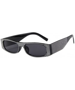 Square Cool Sunglasses-Vintage Retro Glasses Unisex Fashion Small Frame Sunglasses Eyewear (I) - I - CT18R66AL6H $10.30