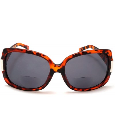 Sport Bifocal Reading Sunglasses for Women Jackie O Fashion Reader Sun Glasses - Tortoise - CZ11HB8UKF1 $25.58