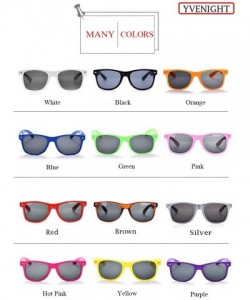 Square YVENIGHT 8 Packs Wholesale Neon Colors 80's Retro Sunglasses Bulk for Adult Party Supplies - 8 Pack Mix-2 - C4194Q4XME...
