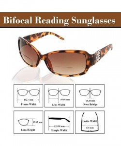 Round Bifocal Sunglasses Rectangle Fashion Tortoise - Brown Tortoise - CX182RY7KM0 $16.84