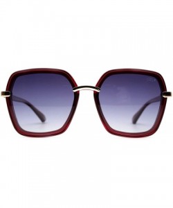 Butterfly p668 Classic Butterfly Polarized - for Womens 100% UV PROTECTION - Wine-blackdegrade - CC192TED0XQ $48.67
