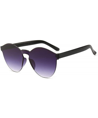 Round 1pcs Unisex Fashion Candy Colors Round Outdoor Sunglasses Sunglasses - CL199TZQMMO $34.43