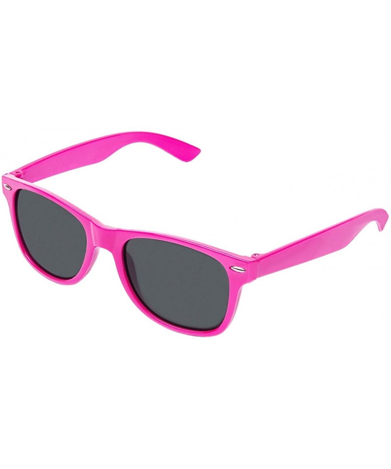 Wayfarer Wayfarer Style Sunglasses Includes Pouch - UV400 - Wayfarer / Pink - CD12G8Y4QTT $10.26