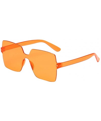 Square Sunglasses Square Glasses Without Frame for Men Women-UV Blocking Polarized Sun Glasses Sexy Retro - C - CP1947W762W $...
