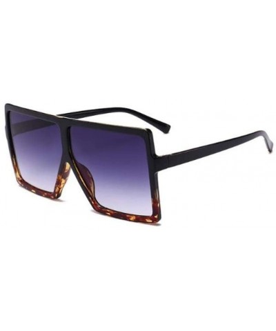 Square Oversized Sunglasses Vintage Glasses Eyewear - C2197T8T3GE $53.08