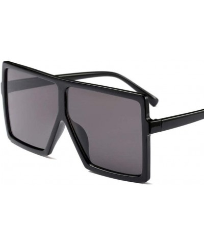 Square Oversized Sunglasses Vintage Glasses Eyewear - C2197T8T3GE $22.12