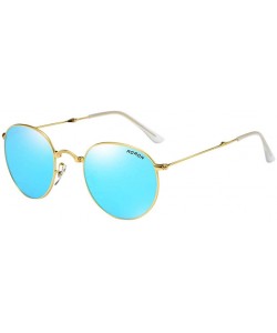 Goggle Sunglasses Lightweight Oversized Protection - Blue - CI19074ZKX3 $16.72