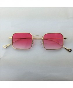 Oversized Sunglasses Women Small Frame Polygon Sunglasses men Brand Designer Blue Pink Clear Lens Sun Glasses - 1 - CT18W7HWW...