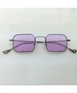 Oversized Sunglasses Women Small Frame Polygon Sunglasses men Brand Designer Blue Pink Clear Lens Sun Glasses - 1 - CT18W7HWW...