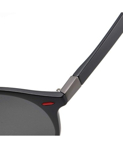 Oval Unisex HD Polarized Aluminum Sunglasses Vintage Sun Glasses UV400 Protection for Men/Women - F - CG197AA48L2 $13.39