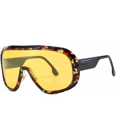 Aviator Personality Big Box Polarized Sunglasses Sports Retro Sunglasses Female Wild Men'S Glasses - C818X98KQA0 $45.75