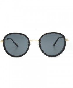 Round Round Shape UV400 Polarized Lens Women Collective Sunglasses - CL182TICME2 $14.75