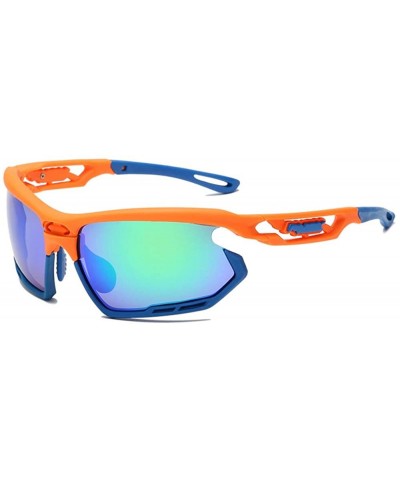 Aviator Polarized Sunglasses Protection Comfortable Designer - Green Mirrored 2 - C618KQMRZ80 $17.83