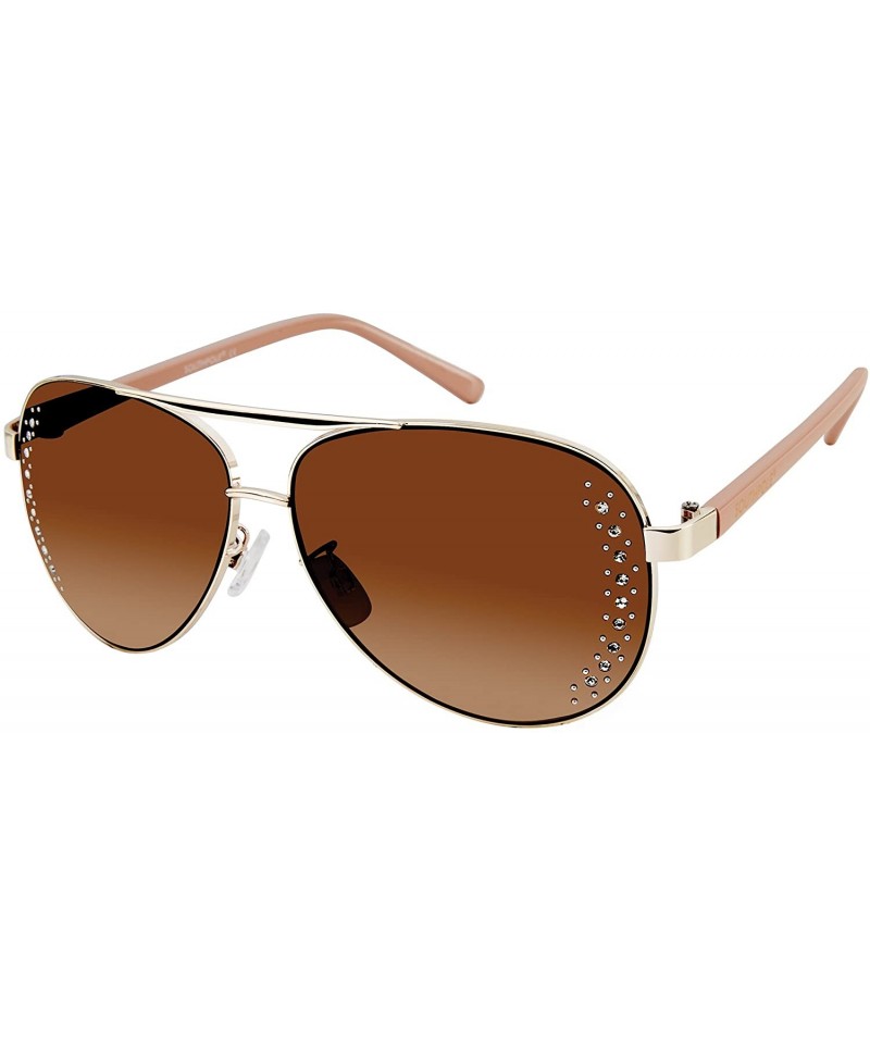 Aviator womens 449sp Aviator Sunglasses - Gold Multi - CH180Z3ZOXM $24.83