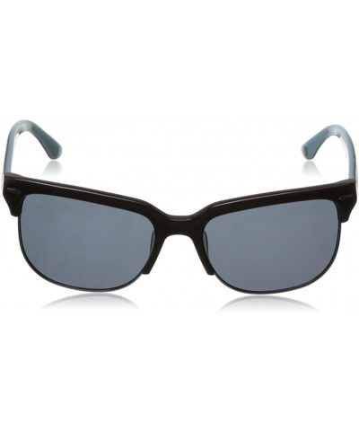 Round Classic Wayfarer HTG1006 C2 Polarized Round Sunglasses - Tow Tone Light Blue & Tortoise - CP11OCMV0I5 $25.76