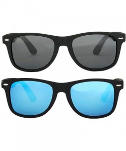 Square Mens Sunglasses Retro Polarized Sunglasses for Women Square Lightweight Frame Sun Glasses - CY19497YO2I $13.52