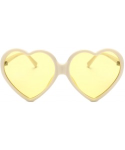 Oval Heart-Shaped Shades Sunglasses Integrated UV Glasses Sun Reading Glasses-Gift for Mother's Day - F - CA18R4IW7W5 $21.31