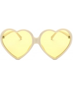 Oval Heart-Shaped Shades Sunglasses Integrated UV Glasses Sun Reading Glasses-Gift for Mother's Day - F - CA18R4IW7W5 $8.48