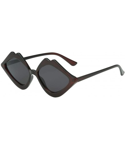 Square Vintage Sunglasses-Women's Jelly Sunshade Candy Color Glasses - Black - C718RHXIHWU $16.71