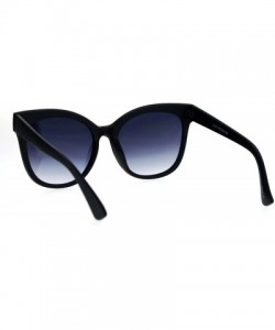 Butterfly Womens Sunglasses Oversized Butterfly Matted Woodsy Frame UV 400 - Black - C0186MYNG6E $12.84