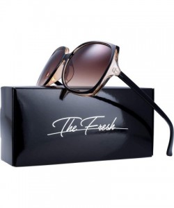 Wrap Women's Oversized Square Jackie O Cat Eye Hybrid Butterfly Fashion Sunglasses - Exquisite Packaging - CD192T8SS2Y $9.25
