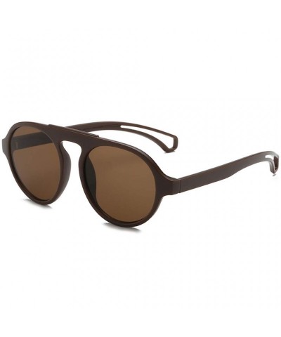 Semi-rimless Vintage Sunglasses for Women Lightweight Anti-Glare Shades uv400 Protection Driving Hiking Wayfarer Sun glass - ...