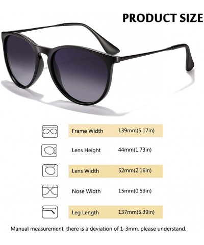 Oversized Sunglasses for Women Men Polarized uv Protection Fashion Vintage Round Classic Retro Aviator Mirrored Sun glasses -...