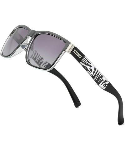 Round Vintage Polarized Sunglasses for Men Women Retro Square Sun Glasses D518 - Gray - CD18H6D353T $37.75
