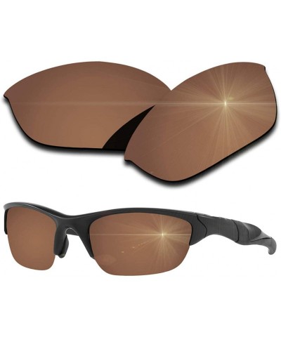 Sport Polarized Replacement Lenses Half Jacket 2.0 Sunglasses - Multiple Colors - Brown - CP186HY9YZ2 $10.47