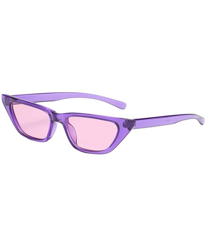 Cat Eye Fashion Polarized Sunglasses REYO Irregular - D - CC18NW86G68 $10.57