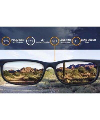 Sport Polarized IKON Replacement Lenses for SPY Lennox Sunglasses - - Black - CO189KS7O6G $26.03