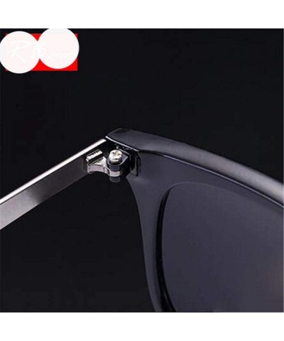 Square 2019 Polarized Square Sunglasses Men Brand Designer Classic Eyewear BlackGray - Darkgreen - C518Y6T7CQ0 $12.29