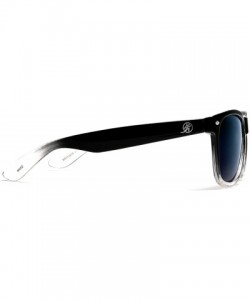 Wayfarer Polarized Modern Venice Horned Rim Sunglasses - Black - CW182WD49OL $15.36