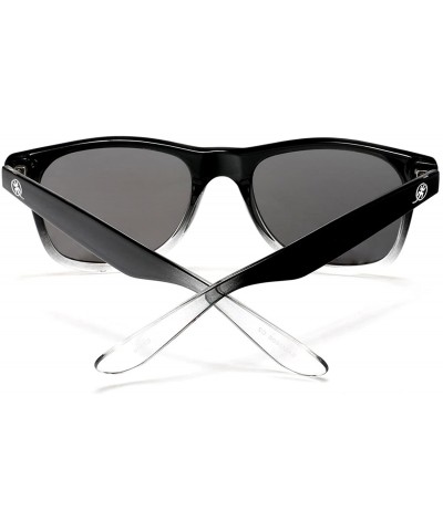 Wayfarer Polarized Modern Venice Horned Rim Sunglasses - Black - CW182WD49OL $15.36