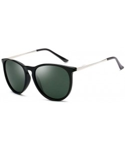 Square Vintage Sunglases Sunglasses for Women Sun Glasses Mens - Bright Black - CV194O7SZMA $26.56