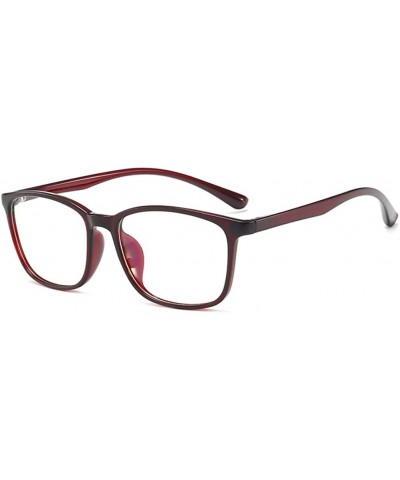 Square Eyestrain Photochromic Eyeglasses Sunglasses Magnification - Red - C5197QQYRE5 $15.23