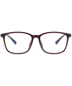 Square Eyestrain Photochromic Eyeglasses Sunglasses Magnification - Red - C5197QQYRE5 $15.23