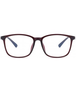 Square Eyestrain Photochromic Eyeglasses Sunglasses Magnification - Red - C5197QQYRE5 $15.23