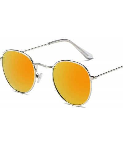Square Classic Metal Women Sunglasses Summer UV Protection Black Frame Fashion Adult Eyeglasses - 10gold-blue - C4199CEE3XS $...