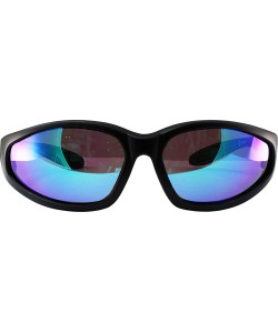 Sport BluWater Polarized Sharx Sunglasses Black Nylon Frames G-Tech Blue Mirrored Lenses - C711DTT0NM1 $18.84