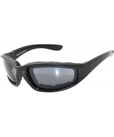 Sport Smoke Lens Sunglasses Bicycle Running Outdoor Black Frame - C3126RD19YV $18.33