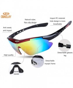 Sport Polarization Eyewear Sunglasses for Men/Women UV Protection Sunglasses Sports Glasses Driving Sunglasses - Green - CI18...