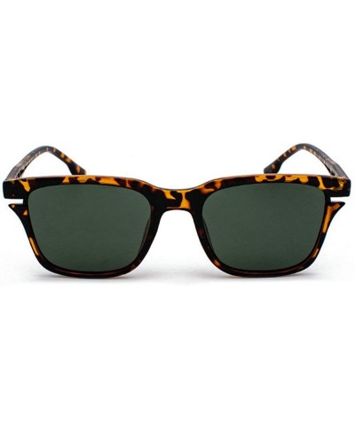 Square Polarized Men Sunglasses Fashion Trend Square Frame Brand Designer Vintage Lady Shade Glasses S9001LHX - CK18U759YT6 $...