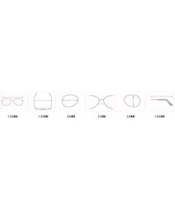 Oval Fashion Classic Mens Womens Retro Small Oval Sunglasses Metal Frame Shades Eyewear (E) - E - CV194A0ANDU $9.45