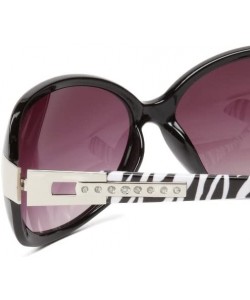 Oval Women's 167SP Oval Sunglasses - 45 mm - Black Animal - CQ11C3KRPF5 $24.39
