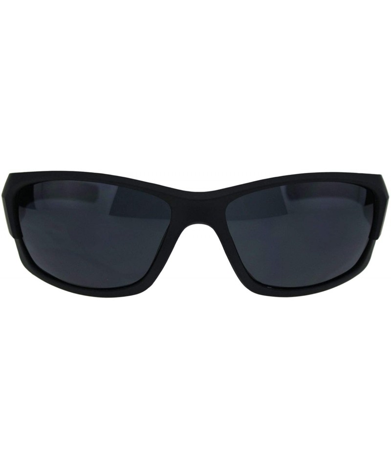 Nitrogen Polarized Lens Sunglasses Mens Wrap Around Rectangular Shades ...